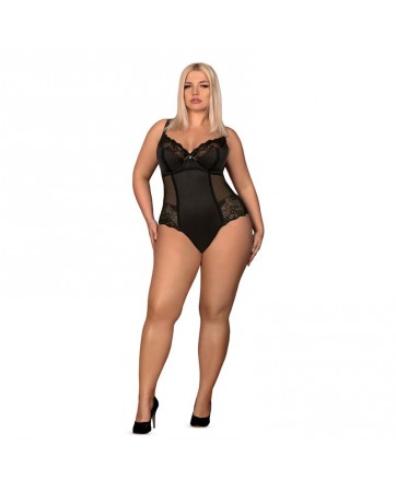 Amallie Bodysuit con Encaje Negro