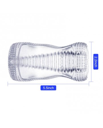 Hannx2 Masturbador Manual Ultimate Doble Salida 55