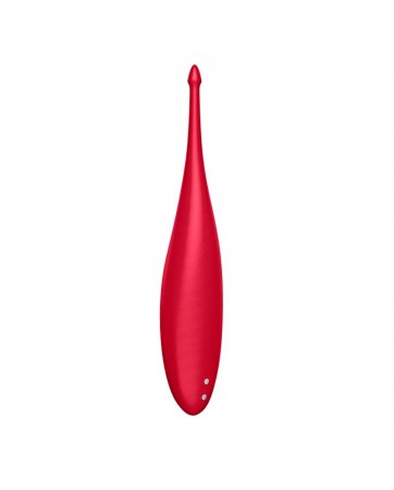 Twirling Fun Varita Vibradora Silicona USB Rojo