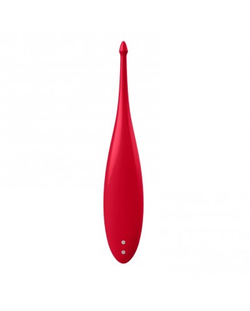 Twirling Fun Varita Vibradora Silicona USB Rojo