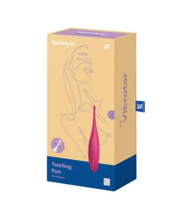 Twirling Fun Varita Vibradora Silicona USB Rosa
