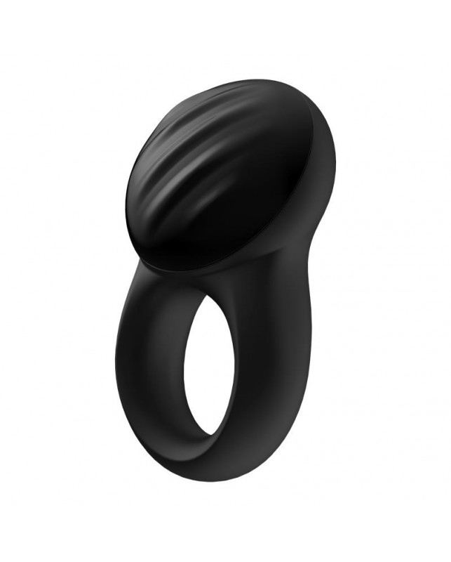Signet Ring Anillo Vibrador con APP Silicona USB