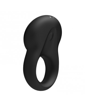 Signet Ring Anillo Vibrador con APP Silicona USB