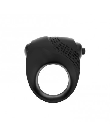 Romeri Anillo Bala Vibradora Silicona Negro