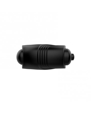 Romeri Anillo Bala Vibradora Silicona Negro