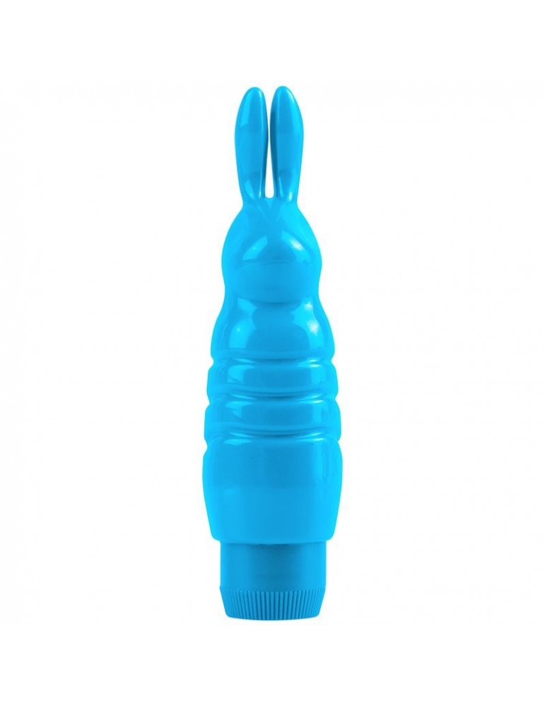 Neon Mini Vibrador Luv Touch Rabbit Azul