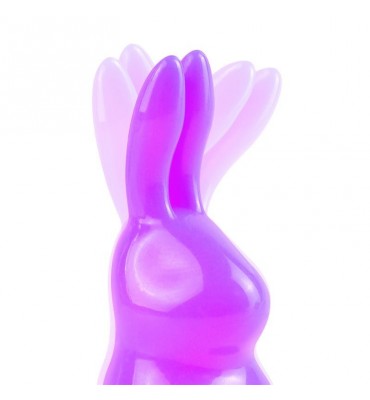 Neon Mini Vibrador Luv Touch Rabbit Purpura