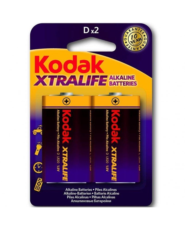 Xtralife Pila Alkalina D LR20 Blister de 2