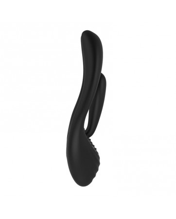 Trimer Estimulador Multifuncion para Parejas y Masturbacion USB Silicona Negro