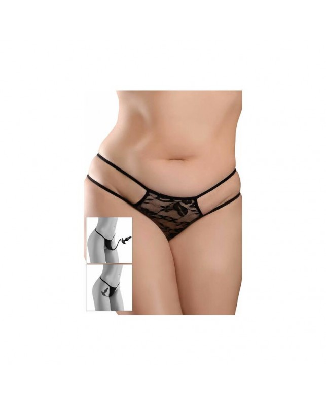 Braguita con Plug Anal Talla unica XL XXL