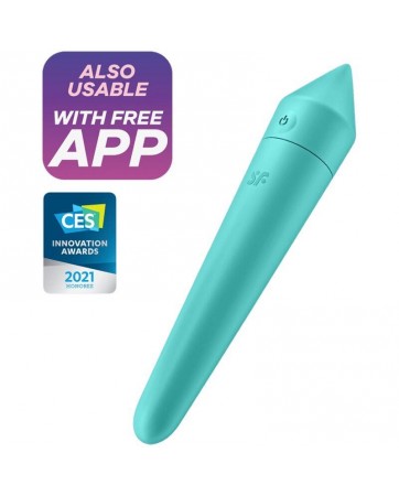 Ultra Power Bullet 8 Bala Vibradora con APP Turquoise