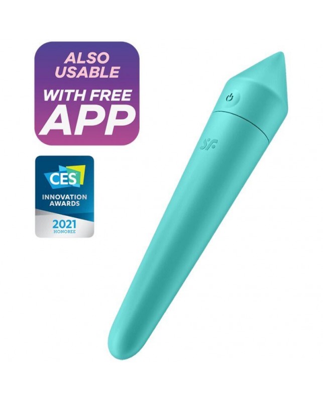 Ultra Power Bullet 8 Bala Vibradora con APP Turquoise