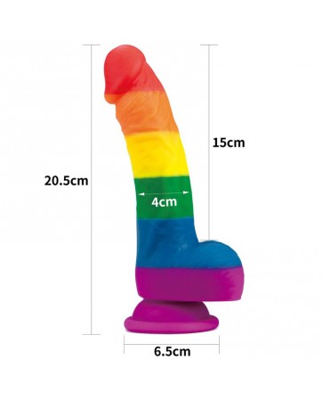 Dildo Prider 8 Silicona Liquida