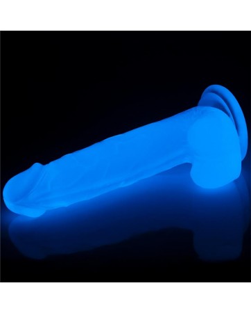 Dildo Lumino 7.5 Luz Azul