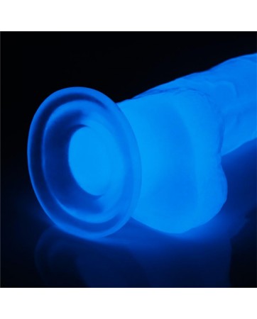 Dildo Lumino 75 Luz Azul