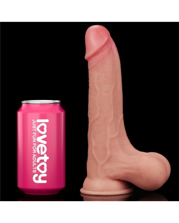 Dildo Sliding Dual Layer 85 Natural