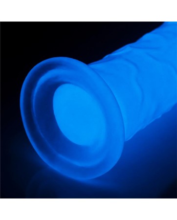 Dildo Lumino 8 Luz Azul