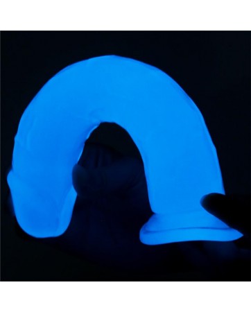 Dildo Lumino 8 Luz Azul