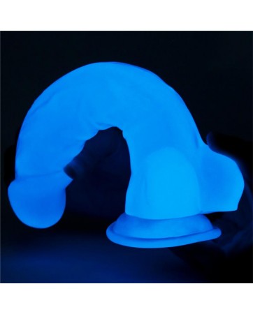 Dildo 85 Lumino Luz Azul