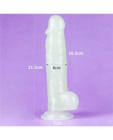 Dildo 85 Lumino Luz Azul