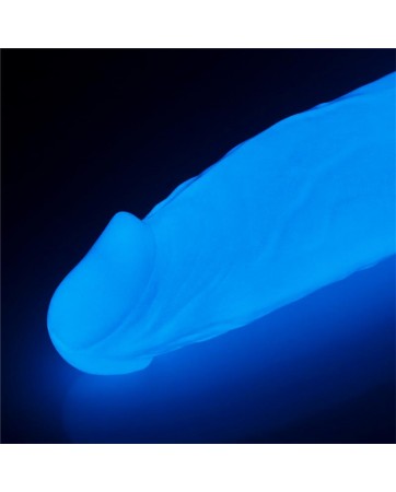 Dildo Lumino 10 Luz Azul