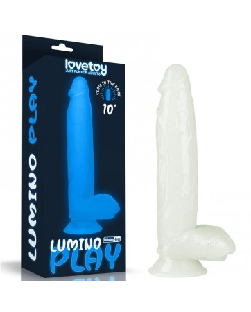 Dildo Lumino 10 Luz Azul