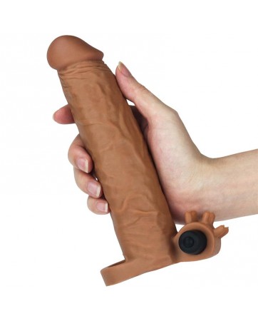 Funda para el Pene Pleasure X Tender Marron Add 2