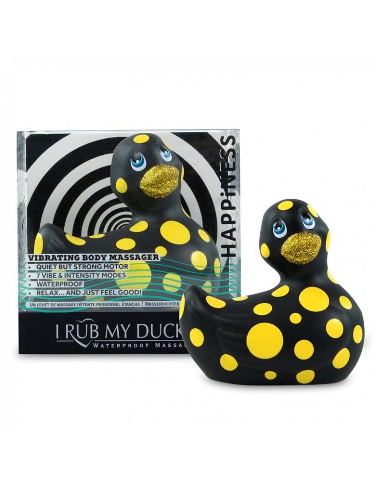 Estimulador I Rub My Duckie 20 Happiness Negro y Amarillo