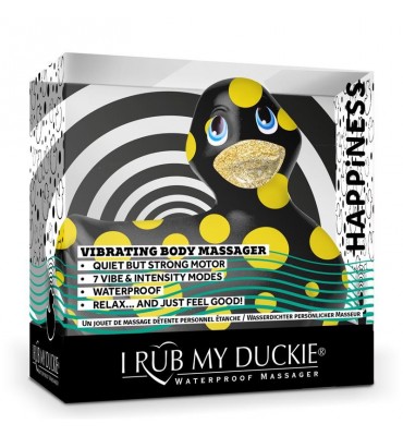 Estimulador I Rub My Duckie 20 Happiness Negro y Amarillo