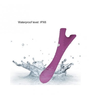 Bardot Vibrador Silicona Recargable USB Purpura