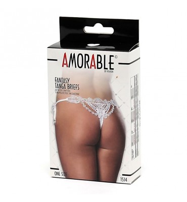 Tanga Fantasia Blanco Talla Unica