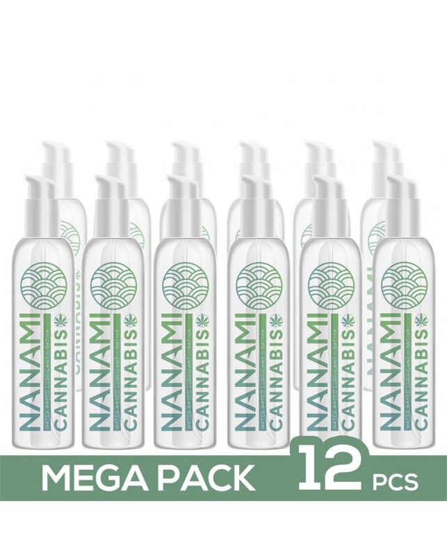 Pack de 12 Lubricante Base Agua Cannabis 150 ml