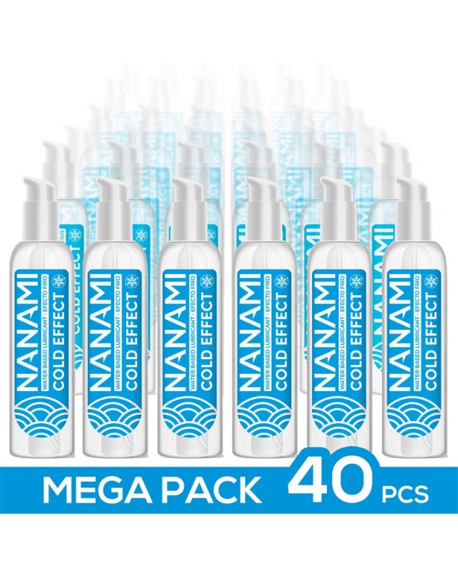 Pack de 40 Lubricante Base de Agua Efecto Frio 150 ml