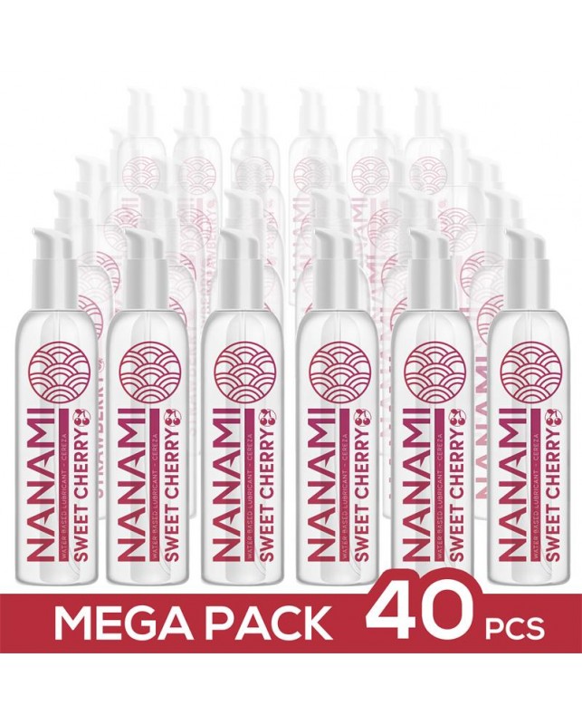 Pack de 40 Lubricante Base Agua Cereza Dulce 150 ml