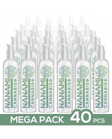 Pack de 40 Lubricante Base Agua Cannabis 150 ml