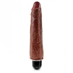 King Cock Vibrador Stiffy 9 Color Marron