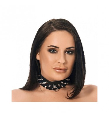 Collar Cuero con Pinchos