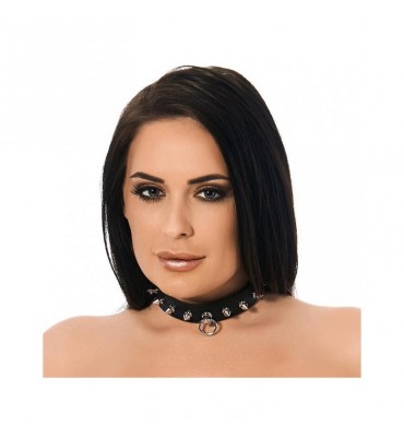 Collar Cuero con Pinchos
