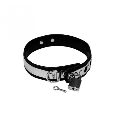 Collar de Cuero y Metal...