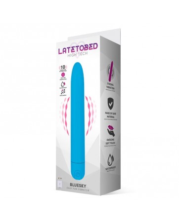 Bluesky Vibrador 10 Funciones USB Azul Mate