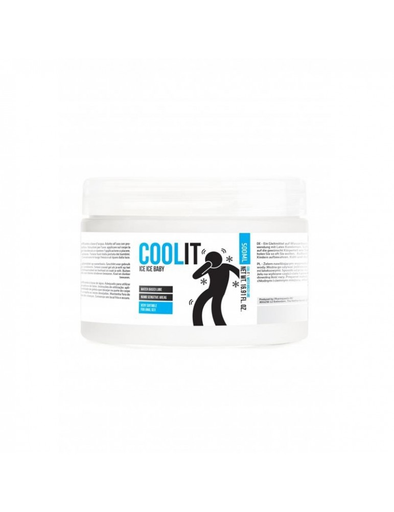 Lubricante Base Agua Cool It Ice Baby 500 ml