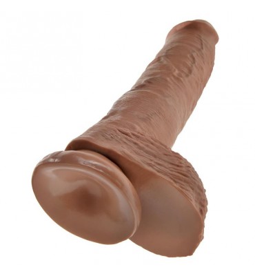 King Cock Pene con Testiculos de 10 Bronceado