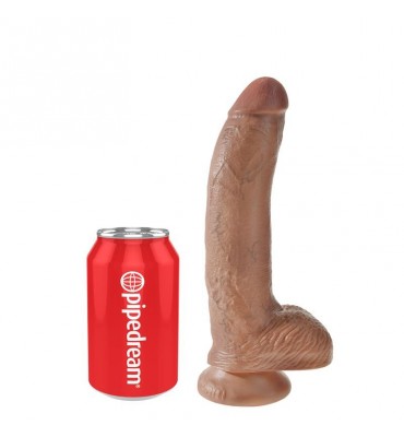 King Cock Pene con Testiculos de 9 Bronceado