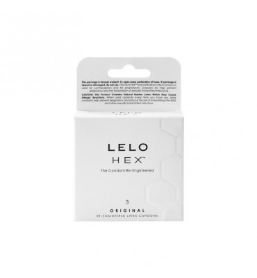 HEX ORIGINAL Preservativos 3 Pack