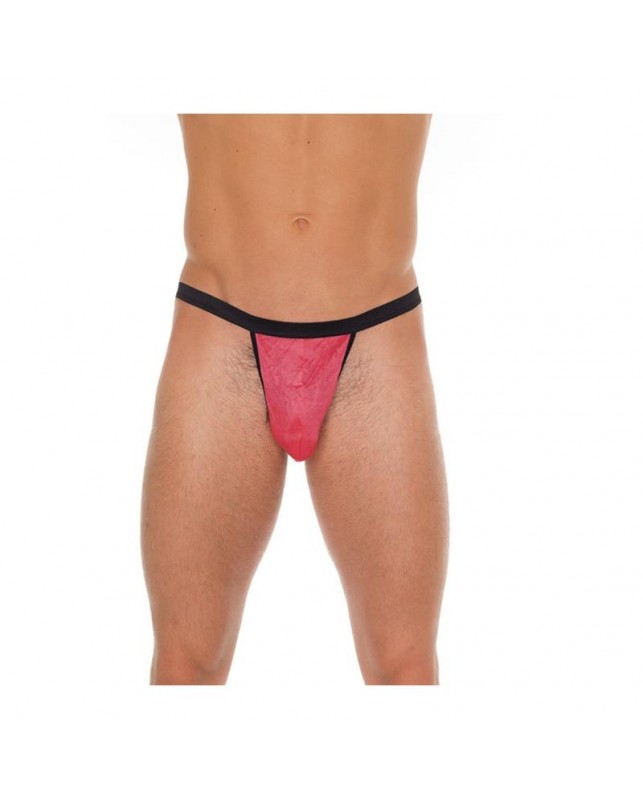 Tanga Rojo y Negro Talla unica