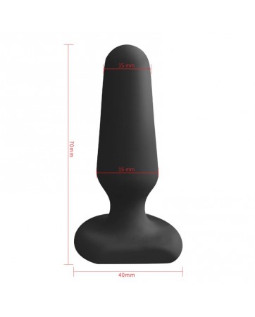 Doon Plug Anal de Silicona Negro