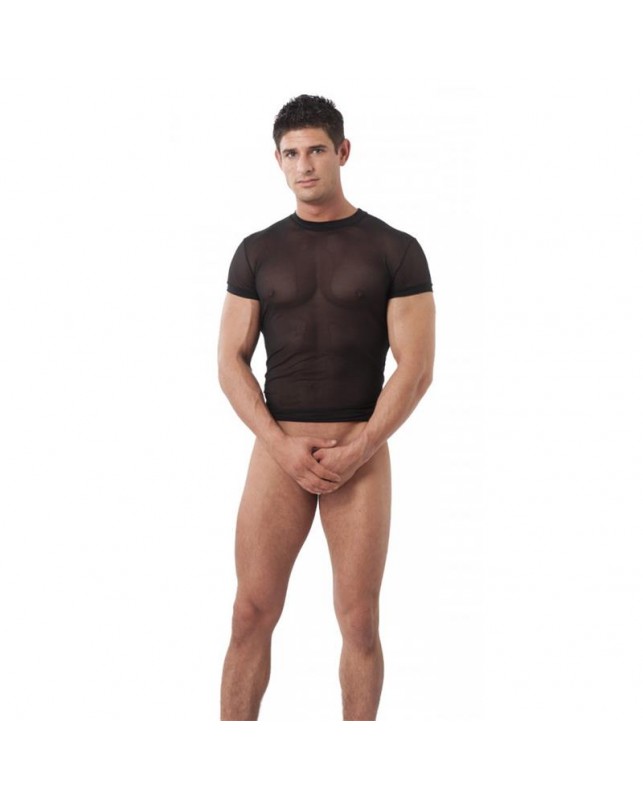 Camiseta Rejilla Negro