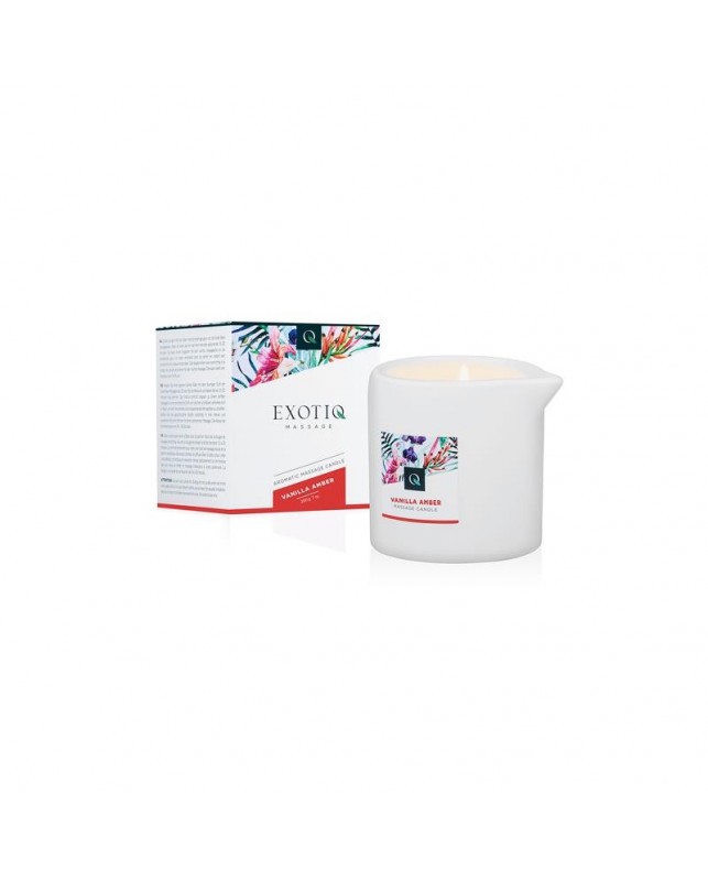 Exotica vela de masajes de Vainilla y ambar 200g