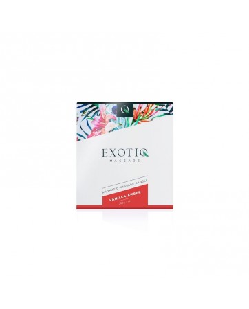 Exotica vela de masajes de Vainilla y ambar 200g