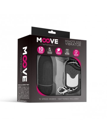 Huevo Vibrador con Control Remoto Negro